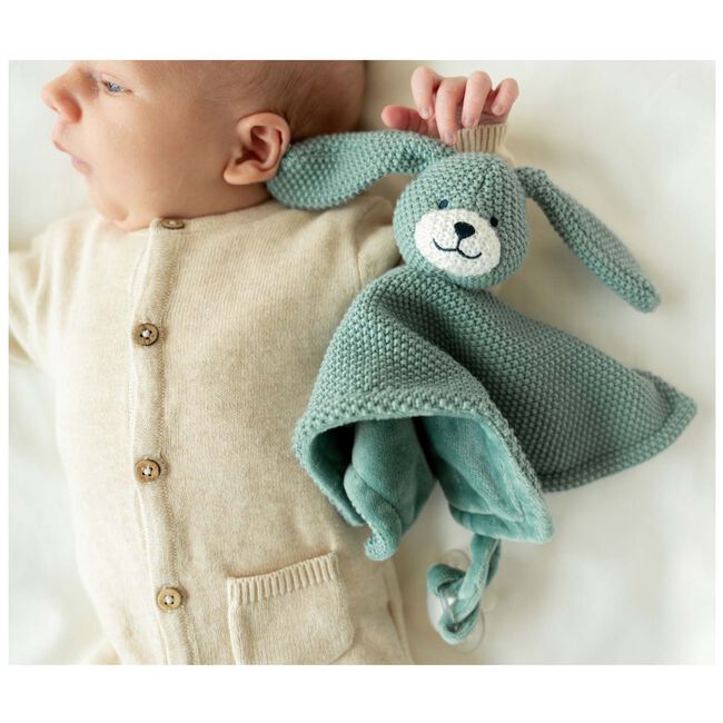 Prénatal knuffeldoekje konijn little knits - 