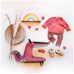 EVE Kids Kid-Sit meerijdstoeltje / meerijdplankje - Ruby Blush