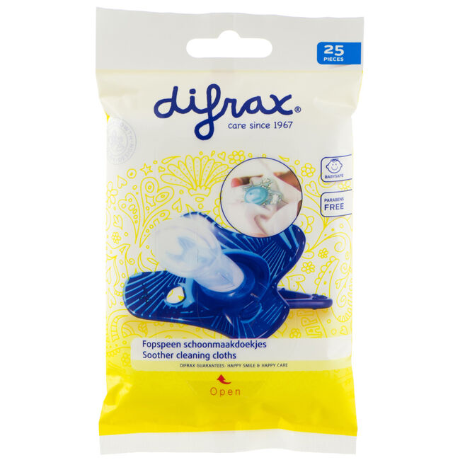 Difrax fopspeen schoonmaakdoekje