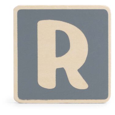 Prénatal houten namentrein letter R