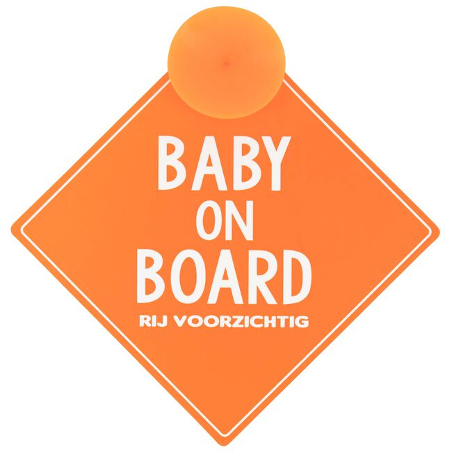 Prénatal baby on board veiligheidsbordje