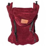 ByKay Click Carrier Classic ribbed velvet - Berry Red