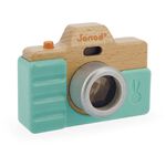Janod houten speelgoed camera met geluid