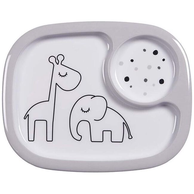 Done by Deer bord Dreamy Dots mini compartment plate