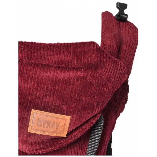 ByKay Click Carrier Classic ribbed velvet - Berry Red