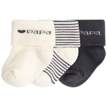 Prénatal newborn sokken papa 3 paar - 