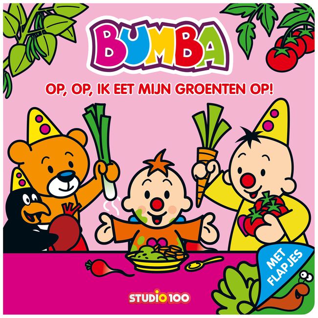 Bumba kartonboekje - Op, op, ik eet mijn groenten op!