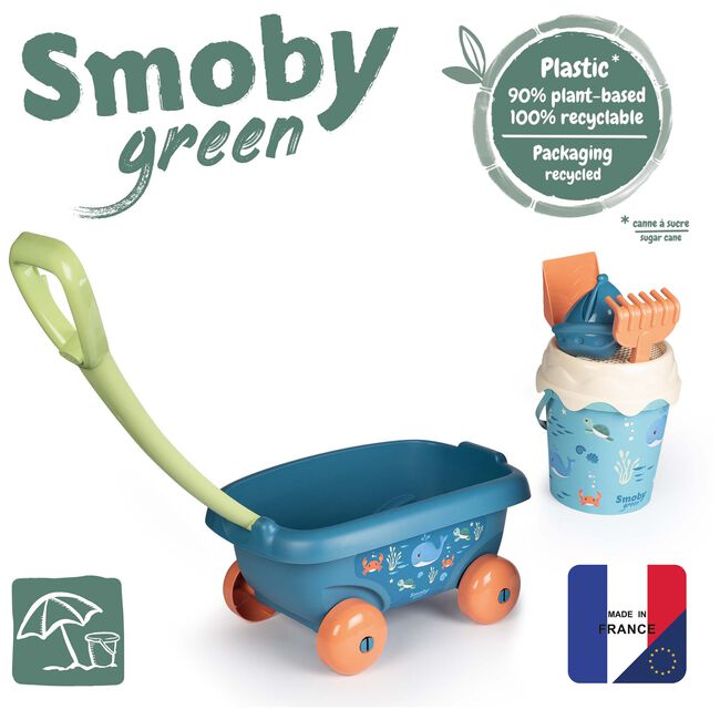 Smoby green strandkar 6-delige set - 