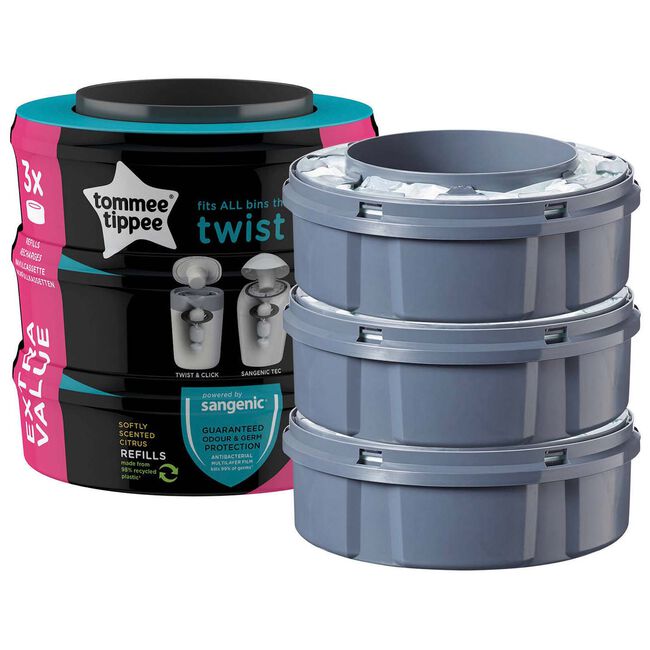 Tommee Tippee Sangenic Twist&Click navulverpakking 3-pack - 