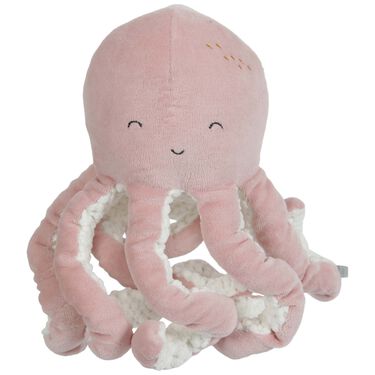 Little Dutch knuffel octopus Ocean 22cm - Pink