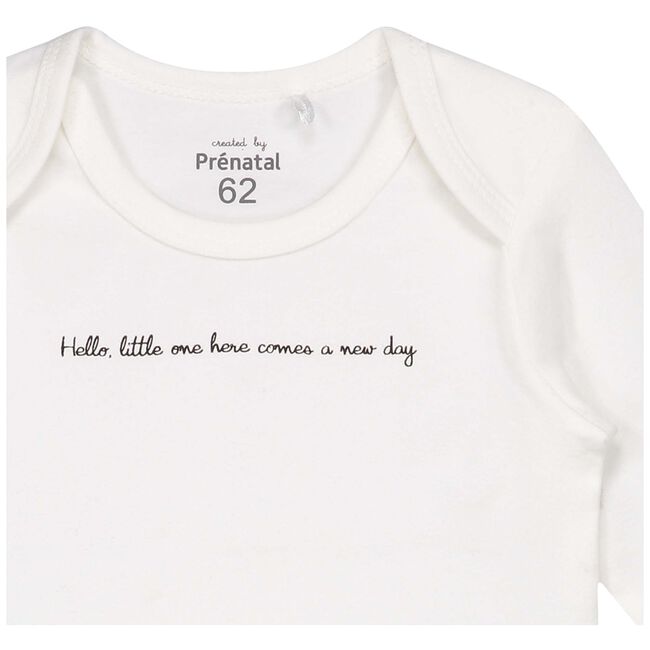 Prénatal newborn unisex shirtje met tekst