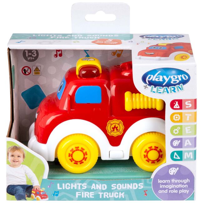 Playgro brandweerauto met licht en geluid