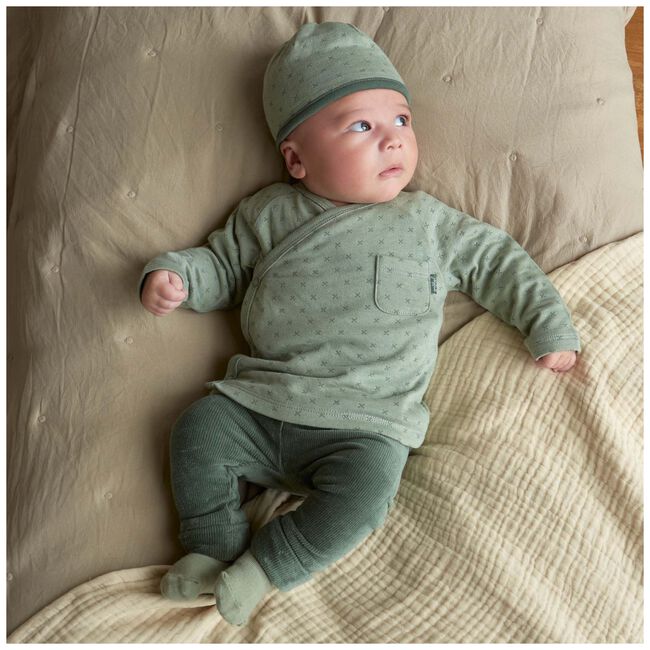 Prénatal newborn overslagshirt dubbeldoek