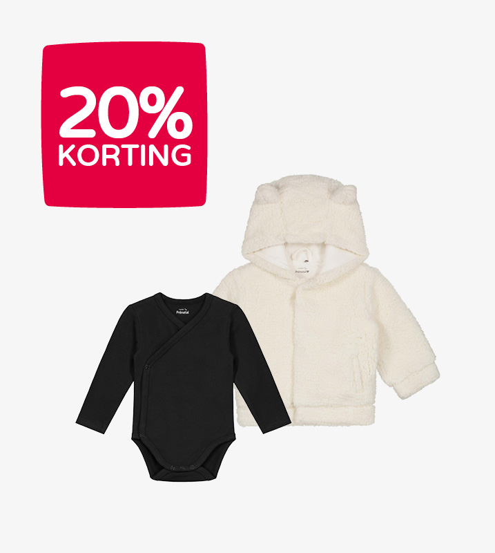 20% korting op newborn kleding